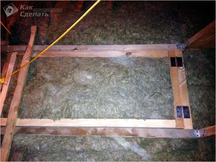 Cum să faci o trapă în mansardă - într-un tavan din lemn și din beton