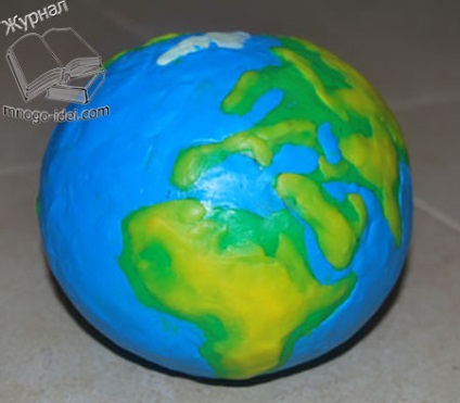 Cum să faci un model al pământului cu mâinile tale din plasticină