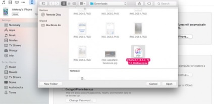 Cum se instalează ios via itunes