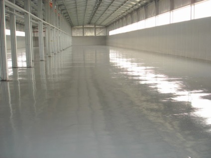 Vopsea pentru podele de beton, polimer, poliuretan, acril