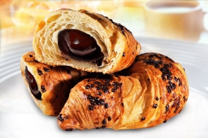 Croissants din rețete de patiserie gata preparate, ls