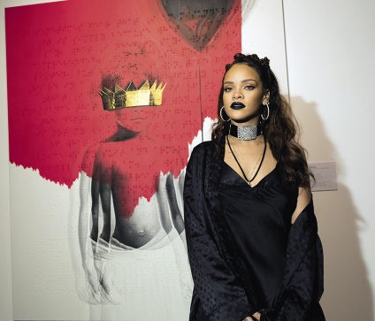 Make-up în stilul imaginii Rihanna pentru festivalul de rock