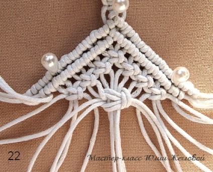 Mk macrame pendant-rombos - târg de maeștri - manual, manual