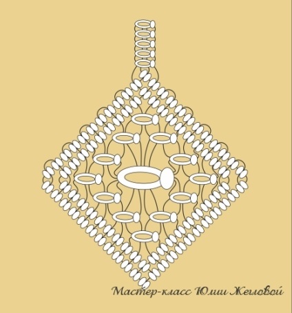 Mk macrame pendant-rombos - târg de maeștri - manual, manual