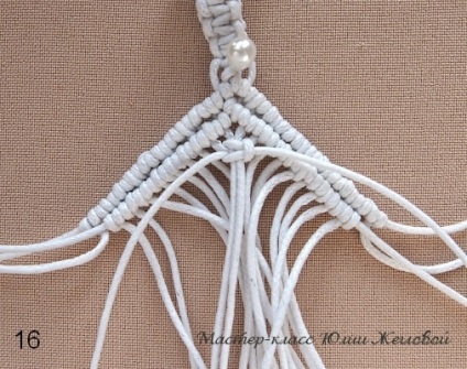 Mk macrame pendant-rombos - târg de maeștri - manual, manual