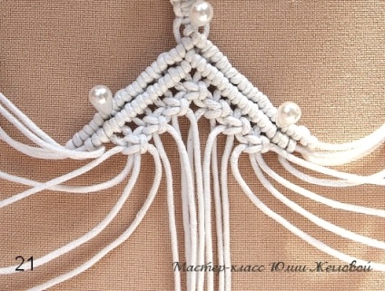 Mk macrame pendant-rombos - târg de maeștri - manual, manual