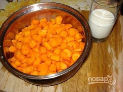 Morcovi fierte în lapte - rețetă pas cu pas cu fotografie pe