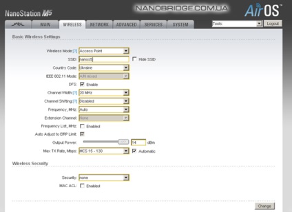 Reglarea nanostatei m5