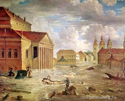 Inundațiile - principalul atac al Sankt Petersburgului, istoria St Petersburgului