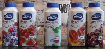 Prezentare generală a produselor - iaurt de iaurt valio