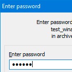 Parola pe arhiva winrar după crearea sa - cum se instalează