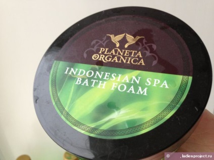 Incalzirea spumei de baie - spa indonezian - de la planeta organica - recenzii, fotografii si pret