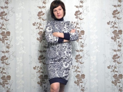 Rochie de tricotaje mk cu pas-cu-pas fotografii și lecții video despre cusut pentru incepatori