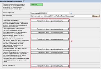 Aplicarea pentru acreditare la e-zakaz rf pentru