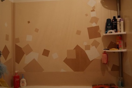 Боядисайте стените в проектирането баня, снимка, идеи