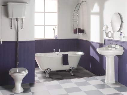 Боядисайте стените в проектирането баня, снимка, идеи