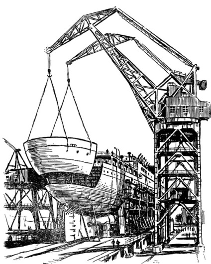 Construcția navei în fabrică
