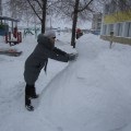 Construcția de zăpadă 