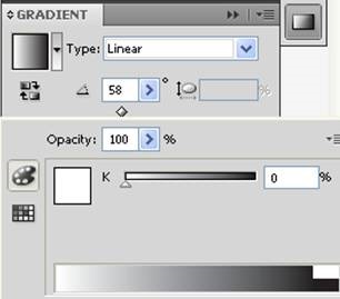 Lucrul cu un gradient în Adobe Illustrator