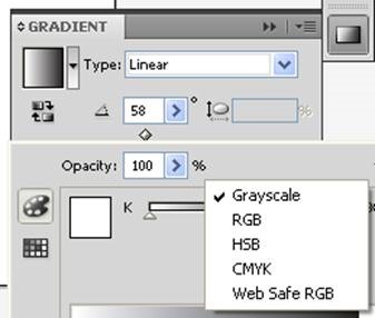 Lucrul cu un gradient în Adobe Illustrator