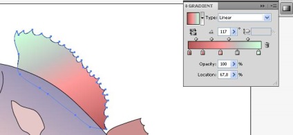 Lucrul cu un gradient în Adobe Illustrator