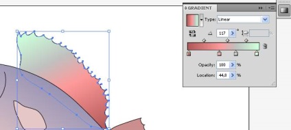 Lucrul cu un gradient în Adobe Illustrator