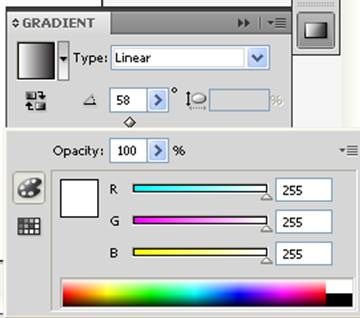 Lucrul cu un gradient în Adobe Illustrator