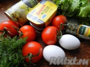 Salata de cartofi cu pește și castraveți murate - pregătim pas cu pas cu fotografia