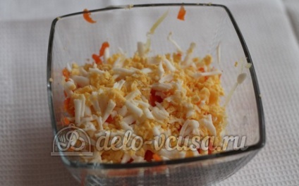 Salata cu șprot și brânză rețetă pas cu pas (9 fotografii)