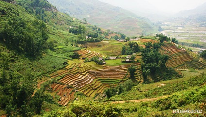 Sapa în Vietnam - terase de orez, peisaje și oameni de munte - călătorește cu rinochka