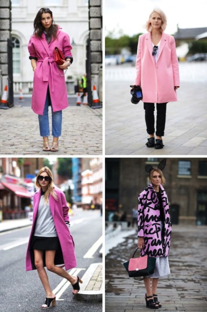 Abból, amit viselni női rózsaszín kabátot - képek, fényképek 2017 halvány rózsaszín, off-rózsaszín és mások