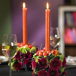 Secretele de decorare a unei mese festive cu flori, artur cu flori