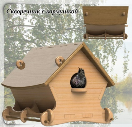 O pasăre cu mâinile noastre - 61 de fotografii ale ideilor de a construi o frumoasă birdhouse