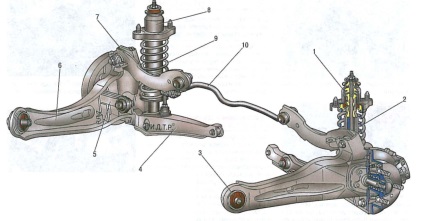 Demontarea și instalarea unui suport telescopic al unei suspensii spate - мицубиси a lancer 9 (mitsubishi lancer)