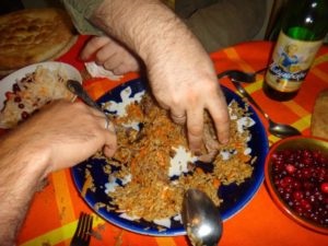 Dreamplan pilaf din orez cu carne pentru a găti, mănâncă într-un vis pentru a vedea ce vise