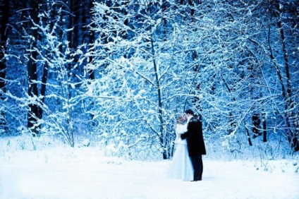 Sugestii pentru un fotograf de început pentru fotografierea nunții în timpul iernii, faceți o fotografie