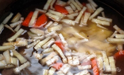 Supă din perlovka - rețetă pas cu pas cu fotografie