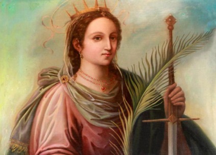 Sf. Ecaterina din Alexandria este un martir creștin