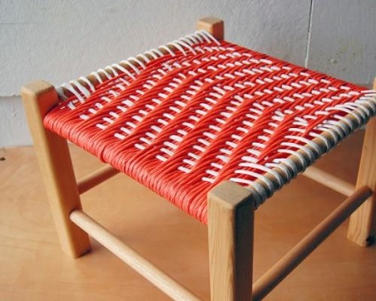 Technika létre átlós szövés fonott szék