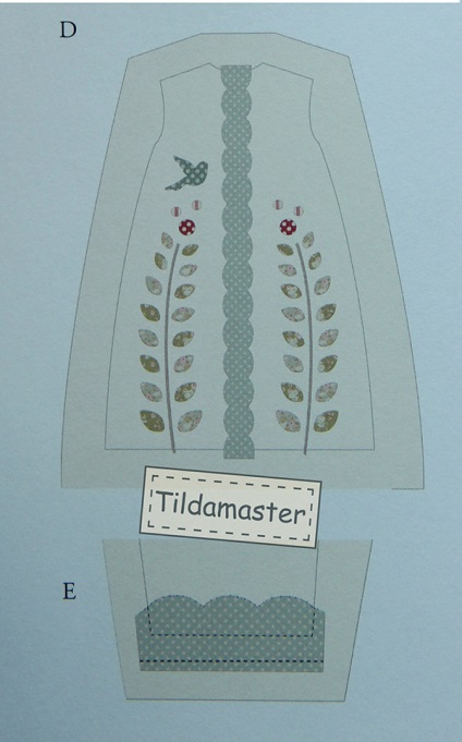 Tilda Moș Crăciun - un model nou din cartea lui 2014, maestrul tilde (tildamaster)