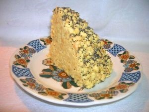Cake deal ant cu lichior și semințe de mac