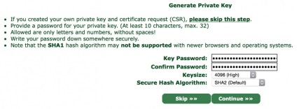 Instalați sssl-certificate startssl gratuit pe VPS nor din infobox