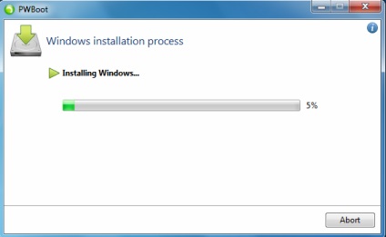 Instalați Windows 7 pe unitatea USB, Windows 7 viață