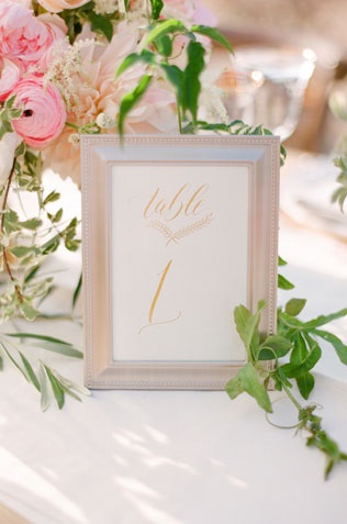 Inspiráció kalligráfia esküvő