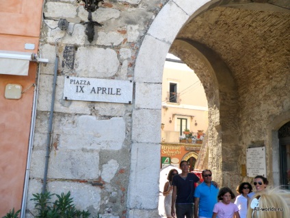 Taormina magnifică în sicilia