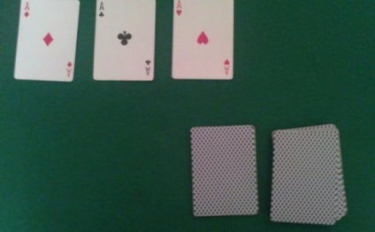 Magic carti de joc cu 4 ași - mată eda tifon