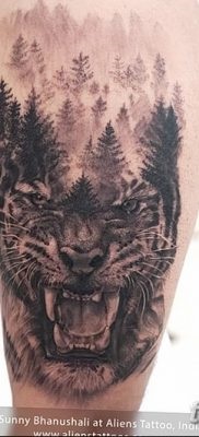 Înțeles tattoo saber-toothed tiger meaning, history, photo, sketches