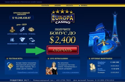 10 $ Casino europa