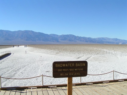 Badwater medencében Death Valley, USA Stock, death valley Death Valley, Badwater medencében a halál völgyének,