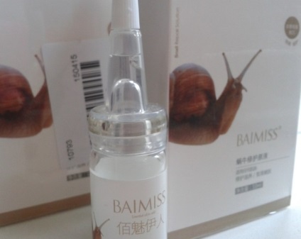 Baimiss - recenzii și revizuirea completă a serurilor cu acid hialuronic și extract de melci de șlam